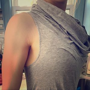 ALL SAINTS Grey, Cotton Tunic - size 6 (UK 10)